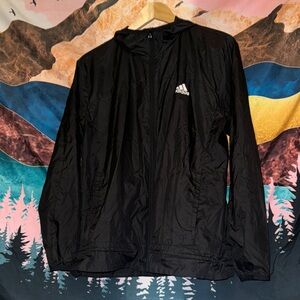 Adidas Black Utility Jacket with White Logo